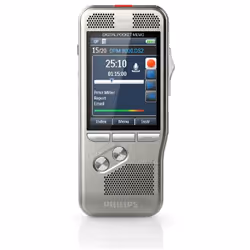 Philips Pocket Memo DPM8500, 700 h, Quality Play (QP), Standard Play (SP), DSS, MP3, PCM, 300 - 7500 Hz, TFT, 320 x 240 pixel ...