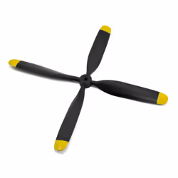 E-flite EFLP10508B, Hélice, Noir, Jaune
