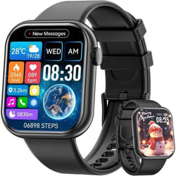 Montre Connectée avec Ecran Tactile 185 pouces - Marque Hwagol