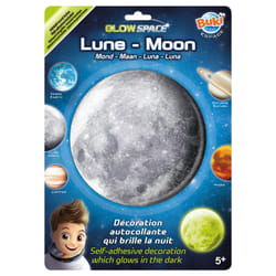 Buki Lune - Moon étiquette auto-collante Cercle Gris