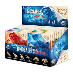 Buki Dinos 3D Bois - Présentoir 24 Pièces/6 Modèles