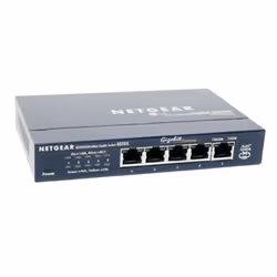 NETGEAR GS105, Non-géré, Gigabit Ethernet (10/100/1000), Full duplex, Montage mural