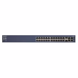 NETGEAR ProSafe™ 24 Port 10/100 Stackable Smart Switch + 4 Gigabit Ports