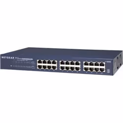 NETGEAR JGS524, Non-géré, Gigabit Ethernet (10/100/1000), Full duplex, Grille de montage