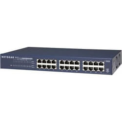 NETGEAR JGS524 Non-géré Gigabit Ethernet (10/100/1000) Bleu