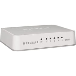 NETGEAR GS205 Non-géré Gigabit Ethernet (10/100/1000) Blanc