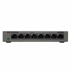 NETGEAR GS308, Non-géré, Gigabit Ethernet (10/100/1000)