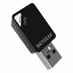 NETGEAR A6100, Sans fil, USB, WLAN, Wi-Fi 5 (802.11ac), 433 Mbit/s, Noir