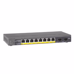 NETGEAR GS110TP Géré Gigabit Ethernet (10/100/1000) Connexion Ethernet, supportant l'alimentation via ce port (PoE) Noir