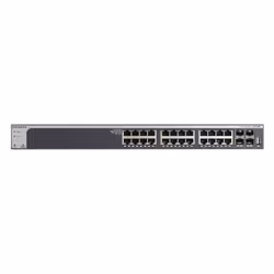 NETGEAR XS728T, Géré, L2+/L3, 10G Ethernet (100/1000/10000), Full duplex, Grille de montage