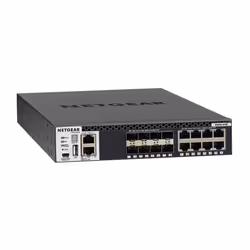 NETGEAR M4300-8X8F, Géré, L3, 10G Ethernet (100/1000/10000), Grille de montage, 1U