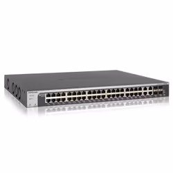 NETGEAR XS748T-100NES, Géré, L2+/L3, 10G Ethernet (100/1000/10000), Full duplex, Grille de montage