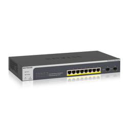 NETGEAR GS510TLP Géré L2/L3/L4 Gigabit Ethernet (10/100/1000) Connexion Ethernet, supportant l'alimentation via ce port (PoE) Noir