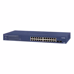 NETGEAR GS724TP Géré L2/L3/L4 Gigabit Ethernet (10/100/1000) Connexion Ethernet, supportant l'alimentation via ce port (PoE) 1U Noir, Gris