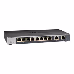 NETGEAR GS110EMX, Géré, L2, 10G Ethernet (100/1000/10000), Grille de montage