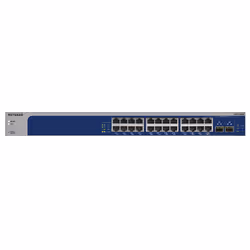 NETGEAR XS724EM Géré L2 10G Ethernet (100/1000/10000) 1U Bleu, Gris