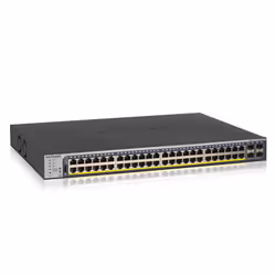 NETGEAR GS752TP, Géré, L2/L3/L4, Gigabit Ethernet (10/100/1000), Connexion Ethernet, supportant l'alimentation via ce port (P ...
