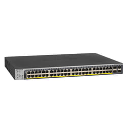NETGEAR GS752TPP Géré L2/L3/L4 Gigabit Ethernet (10/100/1000) Connexion Ethernet, supportant l'alimentation via ce port (PoE) 1U Noir