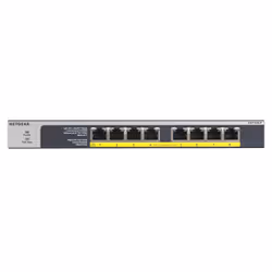 NETGEAR GS108LP Non-géré Gigabit Ethernet (10/100/1000) Connexion Ethernet, supportant l'alimentation via ce port (PoE) 1U Noir, Gris - Vue supplémentaire 5