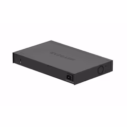 NETGEAR GS324P Non-géré Gigabit Ethernet (10/100/1000) Connexion Ethernet, supportant l'alimentation via ce port (PoE) 1U Noir