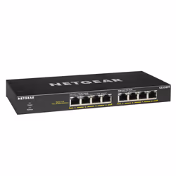 NETGEAR GS308PP Non-géré Gigabit Ethernet (10/100/1000) Connexion Ethernet, supportant l'alimentation via ce port (PoE) Noir - Vue supplémentaire 5