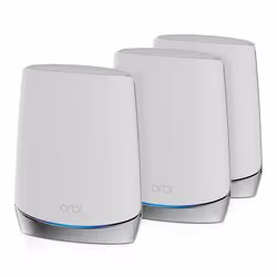 NETGEAR Orbi RBK753 AX4200 WiFi 6 Mesh System, Blanc, Interne, Énergie, 696 m², Tri-bande (2,4 GHz / 5 GHz / 5 GHz), Wi-Fi 6 ...