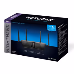 NETGEAR Nighthawk AX5400 routeur sans fil Gigabit Ethernet Bi-bande (2,4 GHz / 5 GHz) Noir