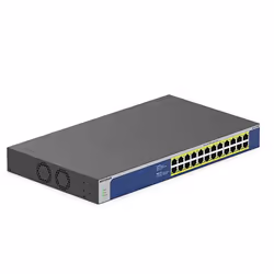 NETGEAR GS524PP Non-géré Gigabit Ethernet (10/100/1000) Connexion Ethernet, supportant l'alimentation via ce port (PoE) Gris