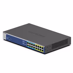 NETGEAR GS516UP Non-géré Gigabit Ethernet (10/100/1000) Connexion Ethernet, supportant l'alimentation via ce port (PoE) Gris