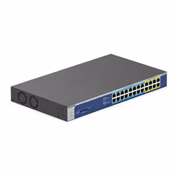 NETGEAR GS524UP Non-géré Gigabit Ethernet (10/100/1000) Connexion Ethernet, supportant l'alimentation via ce port (PoE) Gris