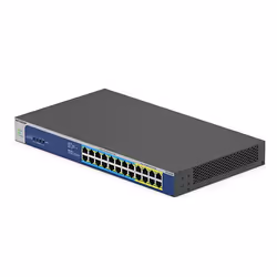 NETGEAR GS524UP Non-géré Gigabit Ethernet (10/100/1000) Connexion Ethernet, supportant l'alimentation via ce port (PoE) Gris
