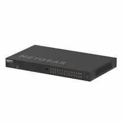 NETGEAR GSM4230P-100EUS commutateur réseau Géré L2/L3 Gigabit Ethernet (10/100/1000) Connexion Ethernet, supportant l'alimentation via ce port (PoE) 1U Noir