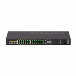 NETGEAR GSM4230P-100EUS commutateur réseau Géré L2/L3 Gigabit Ethernet (10/100/1000) Connexion Ethernet, supportant l'alimentation via ce port (PoE) 1U Noir - Vue supplémentaire 5