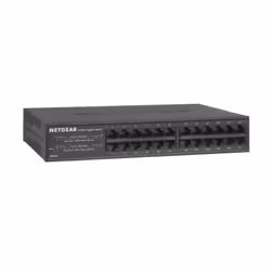 NETGEAR GS324 Non-géré Gigabit Ethernet (10/100/1000) Noir