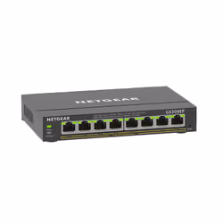 NETGEAR GS308EP Géré L2/L3 Gigabit Ethernet (10/100/1000) Connexion Ethernet, supportant l'alimentation via ce port (PoE) Noir