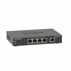 NETGEAR GS305EP Géré L3 Gigabit Ethernet (10/100/1000) Connexion Ethernet, supportant l'alimentation via ce port (PoE) Noir