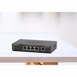 NETGEAR GS305EP Géré L3 Gigabit Ethernet (10/100/1000) Connexion Ethernet, supportant l'alimentation via ce port (PoE) Noir - Vue supplémentaire 6