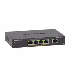 NETGEAR GS305EPP Géré L3 Gigabit Ethernet (10/100/1000) Connexion Ethernet, supportant l'alimentation via ce port (PoE) Noir