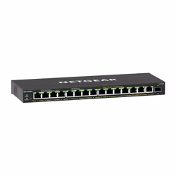 NETGEAR GS316EP-100PES, Géré, Gigabit Ethernet (10/100/1000), Full duplex, Connexion Ethernet, supportant l'alimentation via  ...