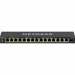 NETGEAR 16-Port High-Power PoE+ Gigabit Ethernet Plus Switch (231W) with 1 SFP port (GS316EPP) Géré Gigabit Ethernet (10/100/1000) Connexion Ethernet, supportant l'alimentation via ce port (PoE) Noir - Vue supplémentaire 4