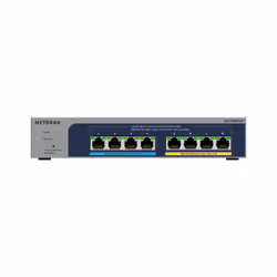 NETGEAR 8-port Ultra60 PoE++ Multi-Gigabit (2.5G) Ethernet Plus Switch, Géré, L2/L3, 2.5G Ethernet (100/1000/2500), Full dupl ...