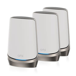 NETGEAR Orbi Quad-band RBKE963 AXE11000 WiFi 6E Mesh System Gris, Blanc 16 Interne