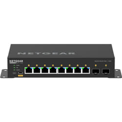 NETGEAR GSM4210PX-100EUS commutateur réseau Géré L2/L3 Gigabit Ethernet (10/100/1000) Connexion Ethernet, supportant l'alimentation via ce port (PoE) Noir
