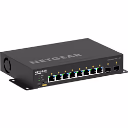 NETGEAR GSM4210PX-100EUS commutateur réseau Géré L2/L3 Gigabit Ethernet (10/100/1000) Connexion Ethernet, supportant l'alimentation via ce port (PoE) Noir