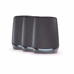 NETGEAR Orbi 860 AX6000 WiFi System black edition, Noir, Interne, Système maillé, Tri-bande (2,4 GHz / 5 GHz / 5 GHz), Wi-Fi  ...
