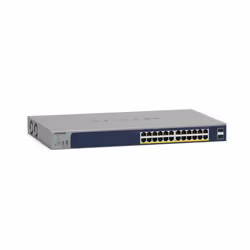 NETGEAR GS724TPv3 Géré L2 Gigabit Ethernet (10/100/1000) Connexion Ethernet, supportant l'alimentation via ce port (PoE) Gris