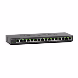 NETGEAR GS316, Non-géré, L2, Gigabit Ethernet (10/100/1000), Montage mural