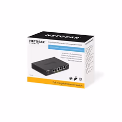 NETGEAR GS305PP Non-géré Gigabit Ethernet (10/100/1000) Connexion Ethernet, supportant l'alimentation via ce port (PoE) Noir - Vue supplémentaire 6