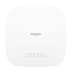 NETGEAR WAX618 2400 Mbit/s Blanc Connexion Ethernet, supportant l'alimentation via ce port (PoE)
