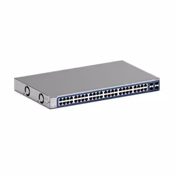 NETGEAR GS748Tv6, Géré, L2/L3/L4, Gigabit Ethernet (10/100/1000), Full duplex, Grille de montage